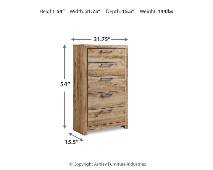 Hyanna Chest of Drawers - Beige (7)