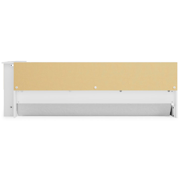 Piperton Twin Bookcase Storage Bed - White (8)
