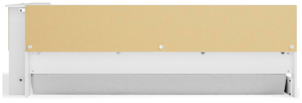 Piperton Full Bookcase Storage Bed - White (8)