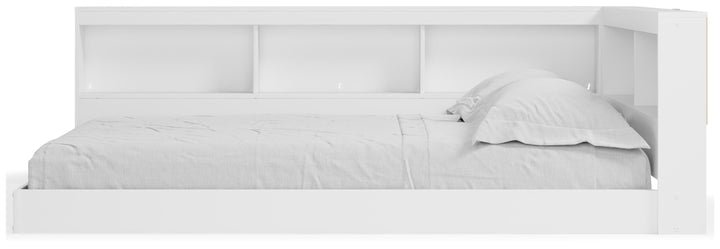 Piperton Full Bookcase Storage Bed - White (4)