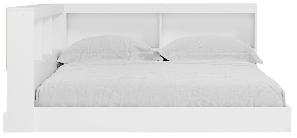 Piperton Full Bookcase Storage Bed - White (5)
