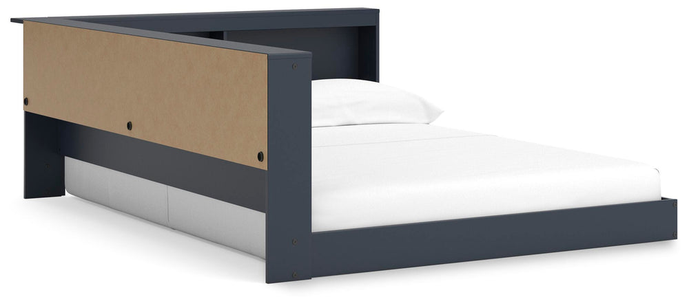 Simmenfort Full Bookcase Storage Bed - Blue (4)