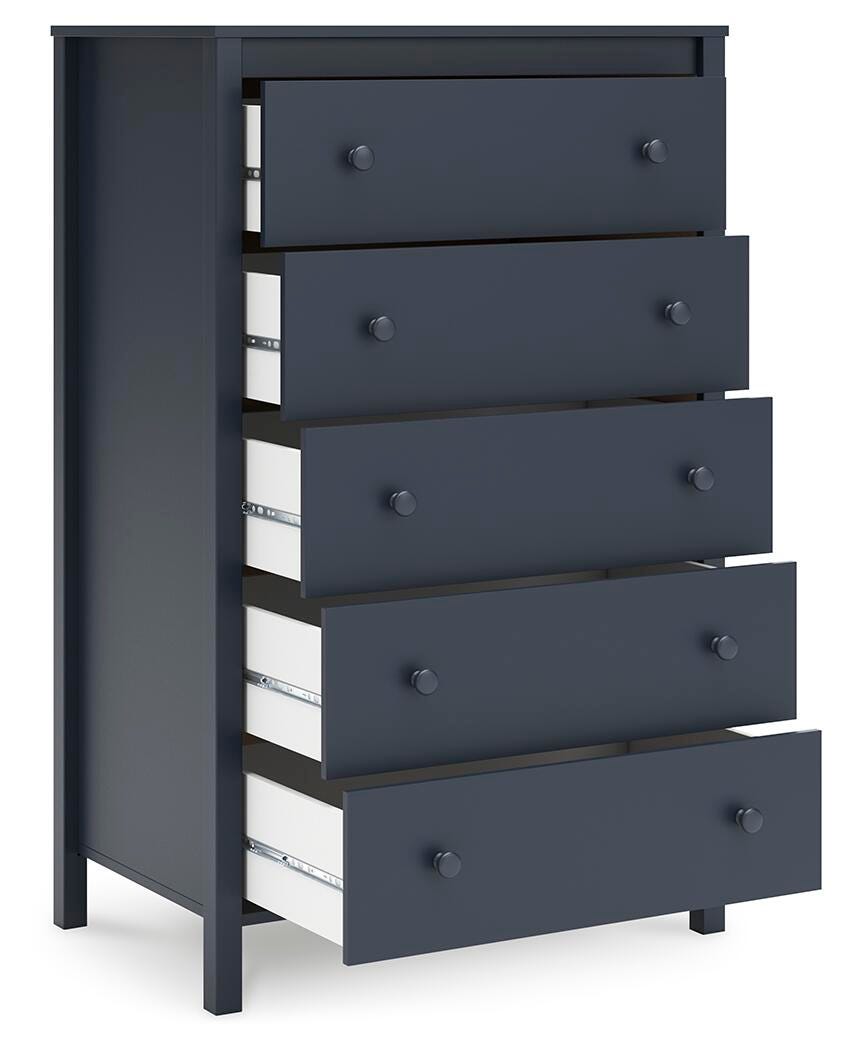 Simmenfort Chest of Drawers - Blue (4)