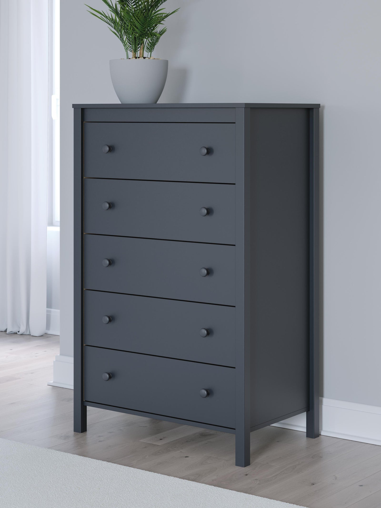 Simmenfort Chest of Drawers - Blue (2)