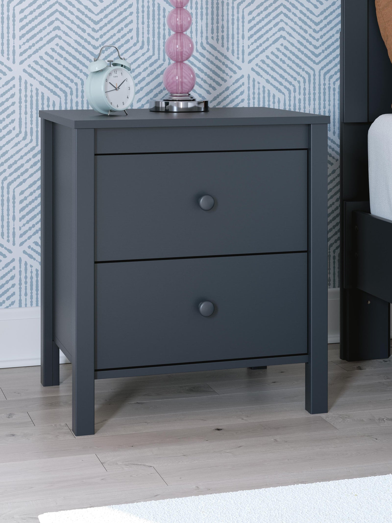 Simmenfort Nightstand - Blue (2)