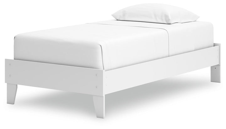 Hallityn Twin Platform Bed - White (4)