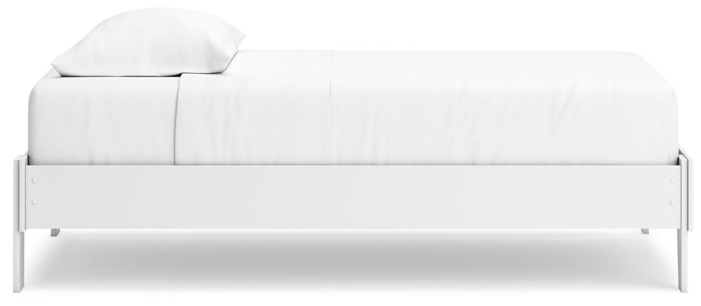 Hallityn Twin Platform Bed - White (8)