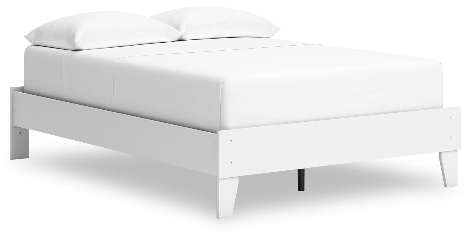 Hallityn Full Platform Bed - White (1)