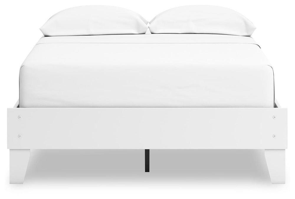 Hallityn Full Platform Bed - White (5)