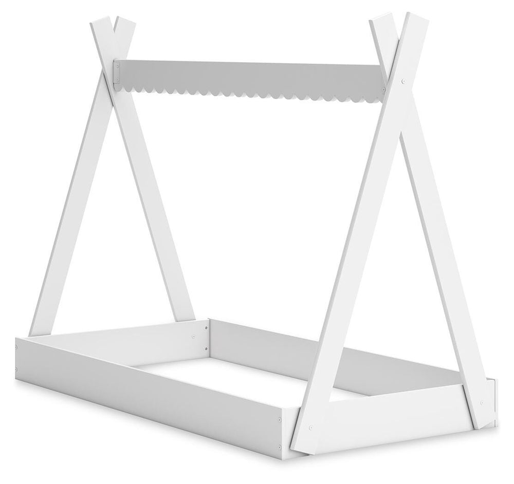 Hallityn Twin Tent Bed - White (3)