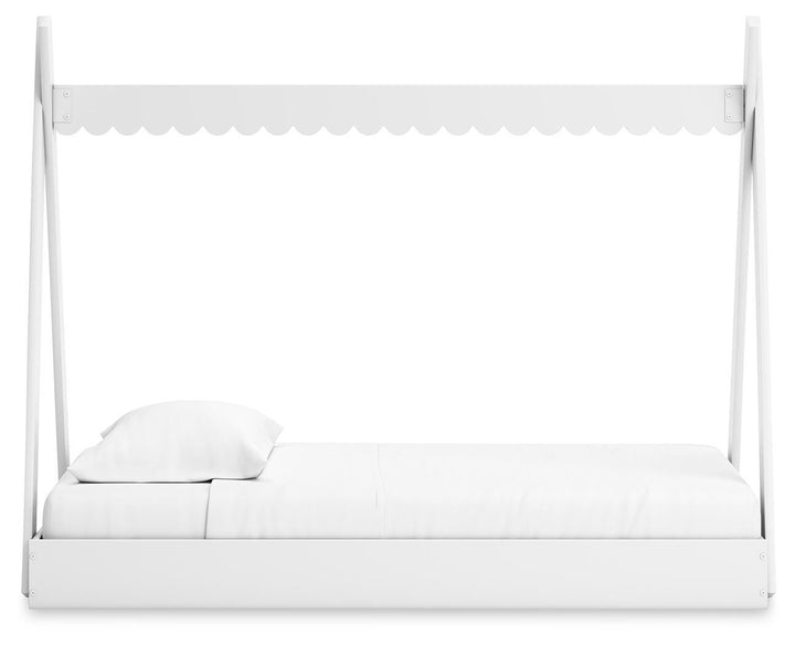 Hallityn Twin Tent Bed - White (8)