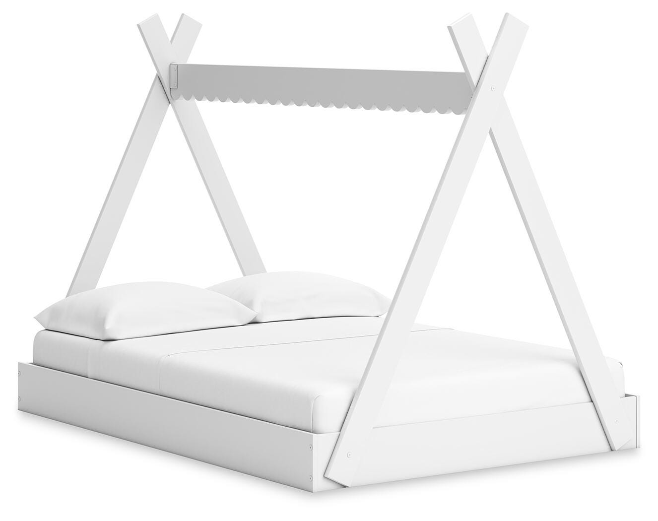 Hallityn Full Tent Bed - White (1)