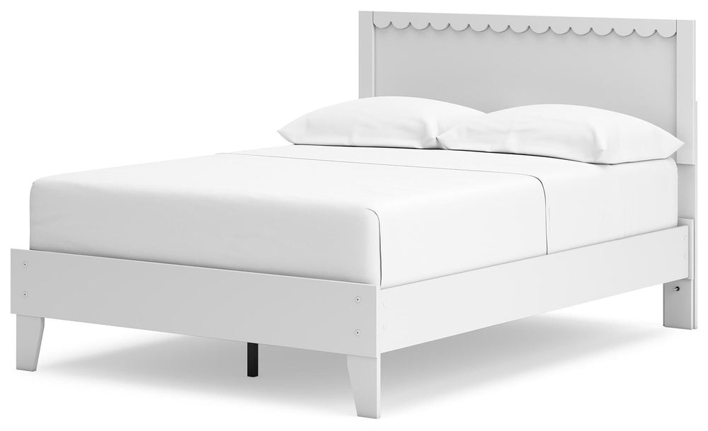 Hallityn Full Panel Platform Bed - White (3)