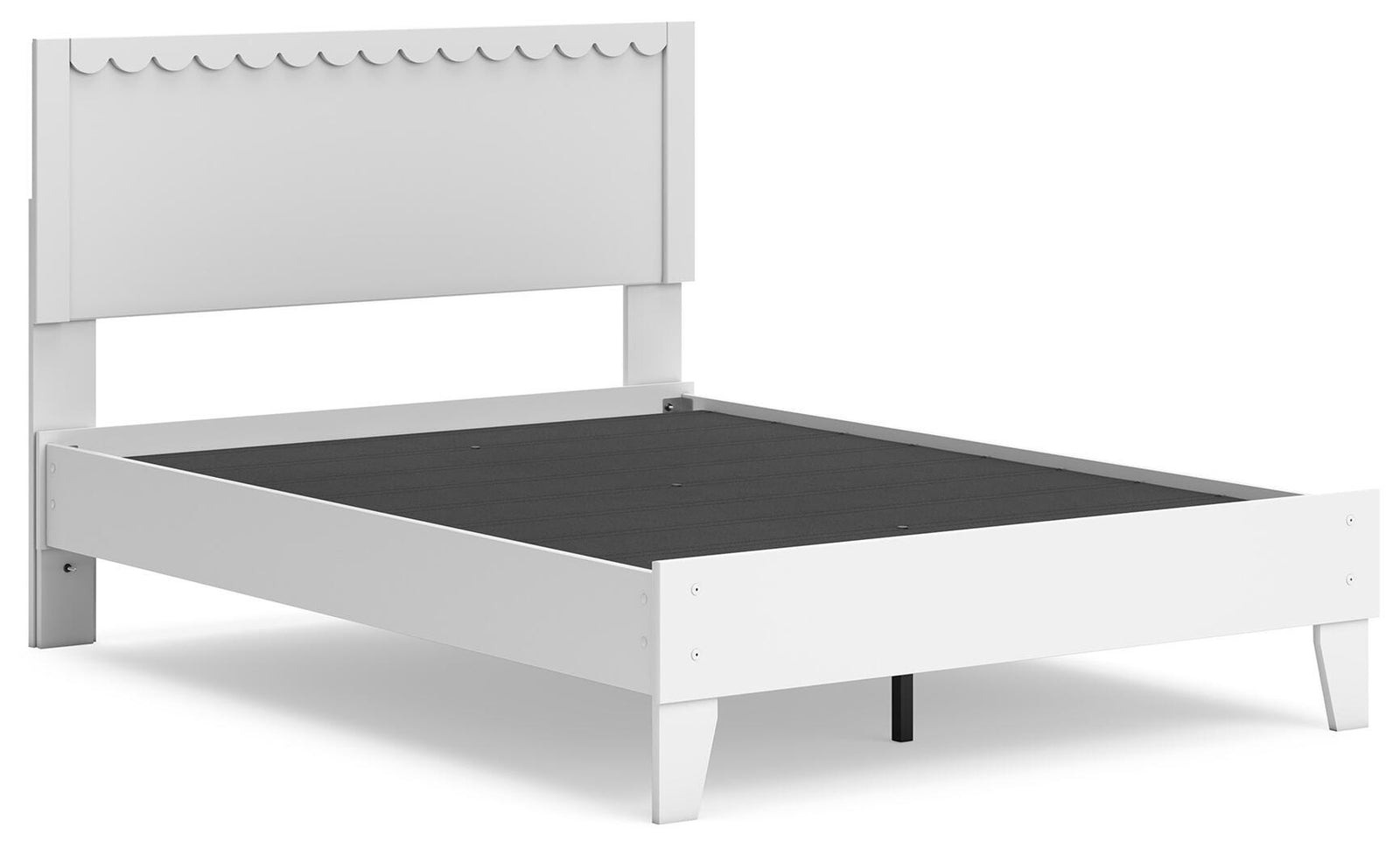 Hallityn Full Panel Platform Bed - White (2)