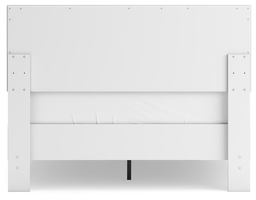 Hallityn Full Panel Platform Bed - White (5)