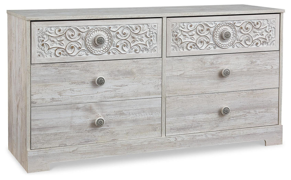 Paxberry Dresser - Whitewash (1)