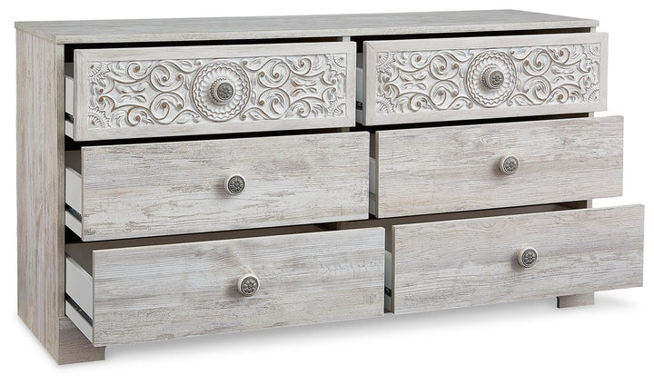 Paxberry Dresser - Whitewash (4)