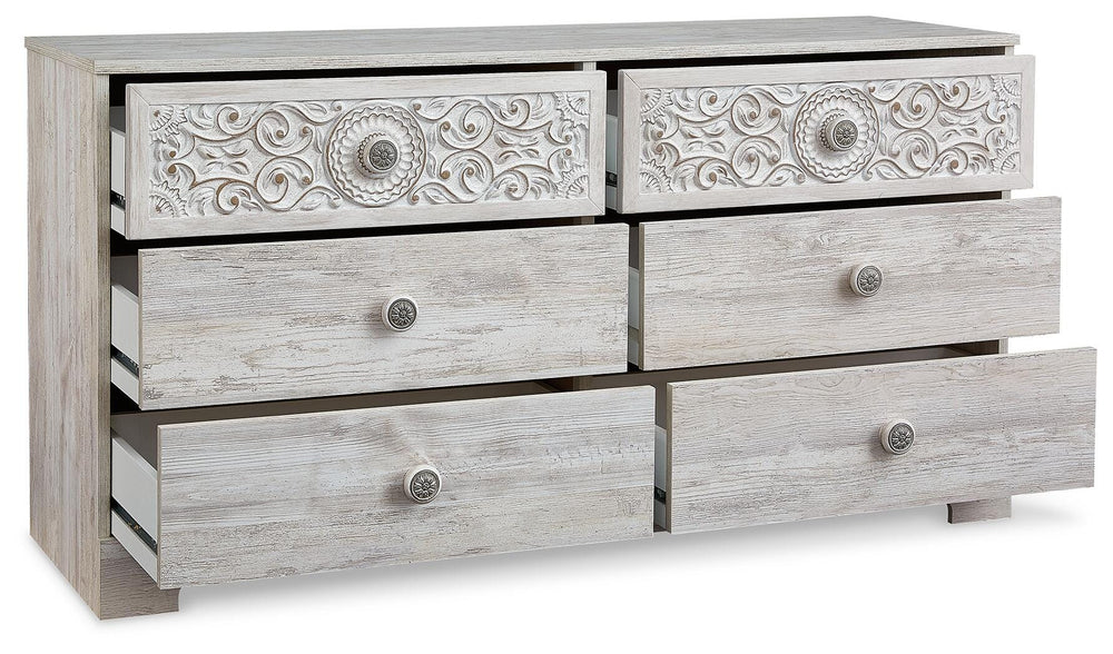 Paxberry Dresser - Whitewash (4)