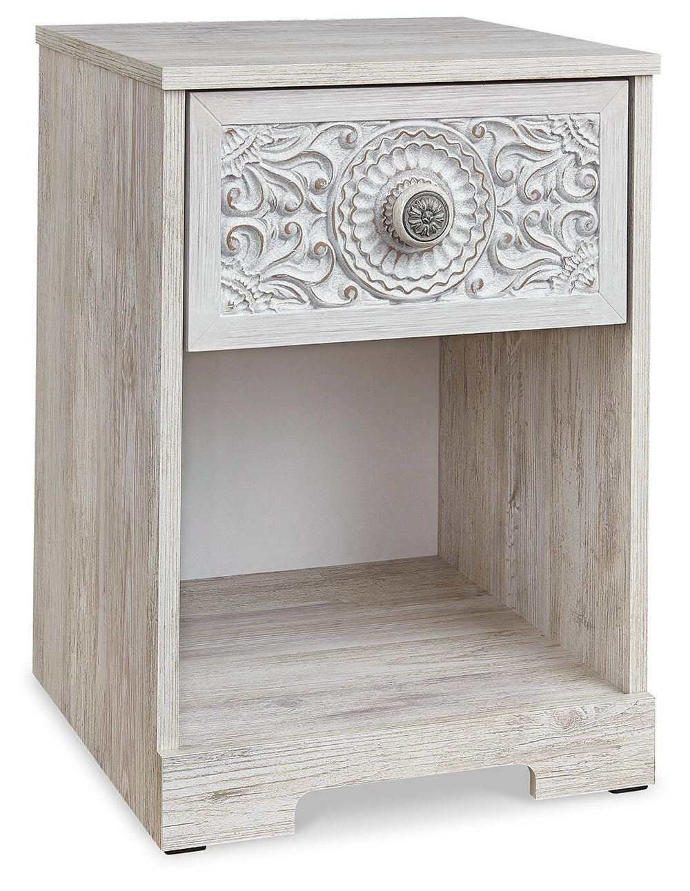 Paxberry Nightstand - Whitewash (1)