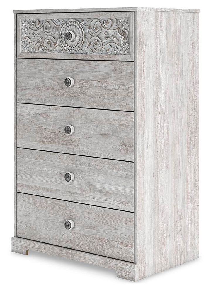 Paxberry Chest of Drawers - White (4)