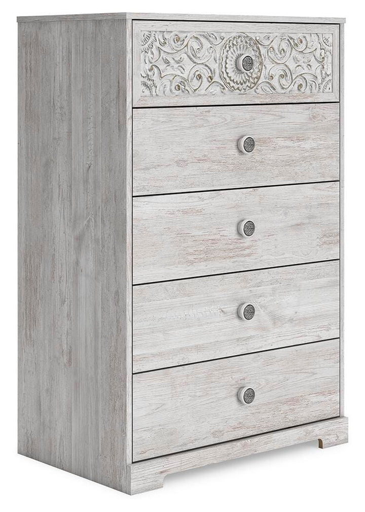 Paxberry Chest of Drawers - White (1)