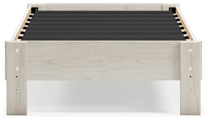 Socalle Twin Platform Bed - Beige (7)