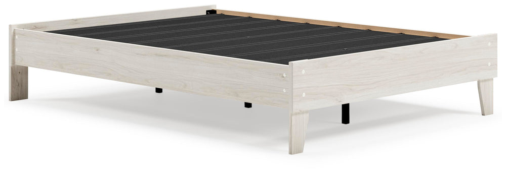 Socalle Full Platform Bed - Beige (1)