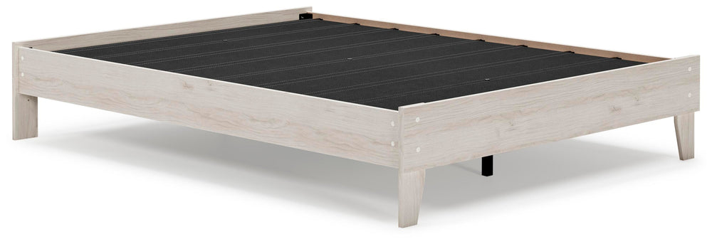 Socalle Queen Platform Bed - Beige (1)
