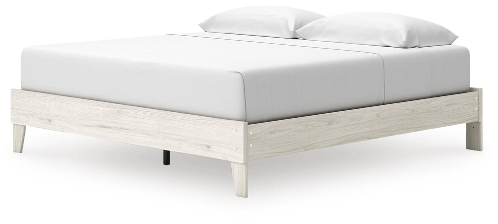 Socalle King Platform Bed - Beige (5)