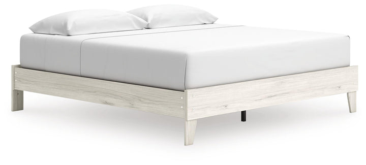 Socalle King Platform Bed - Beige (1)