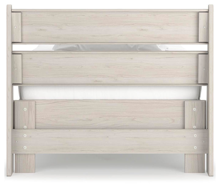 Socalle Twin Panel Platform Bed - Beige (7)