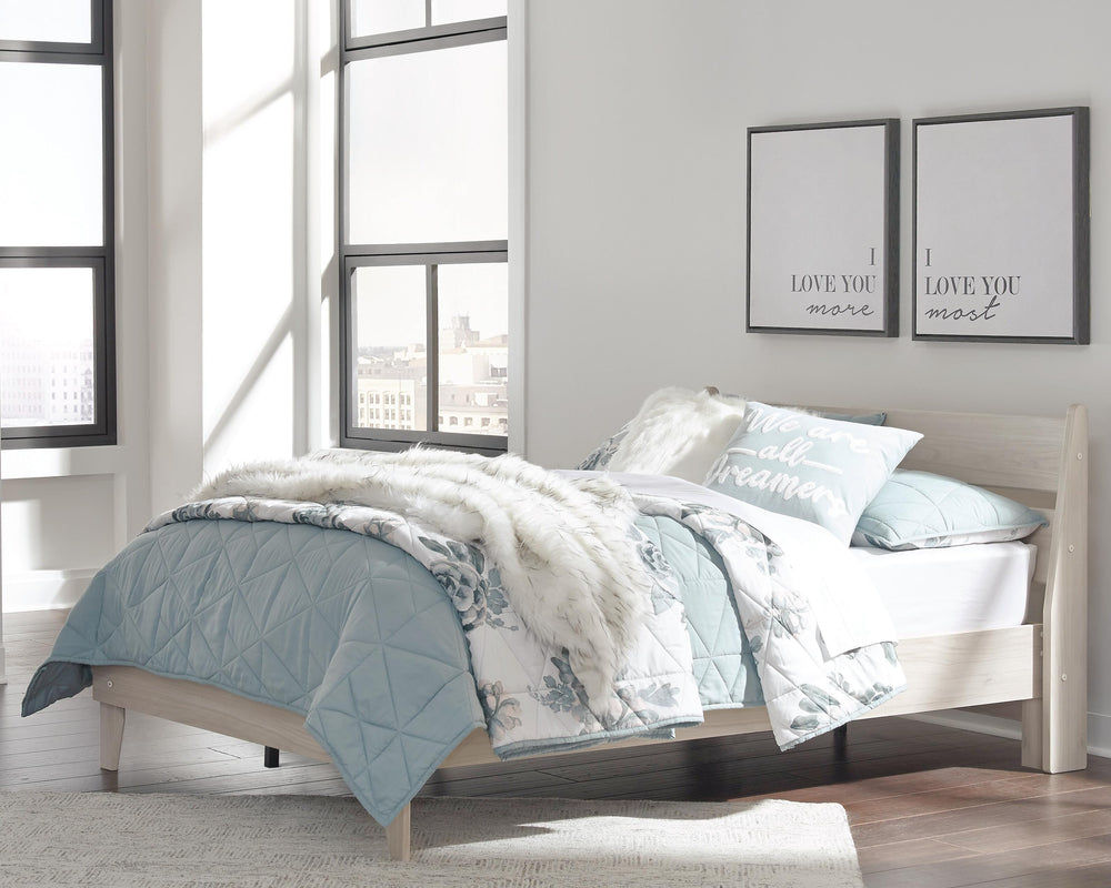 Socalle Full Panel Platform Bed - Natural (2)