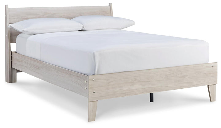 Socalle Full Panel Platform Bed - Natural (1)