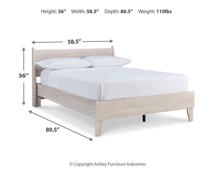 Socalle Full Panel Platform Bed - Natural (4)