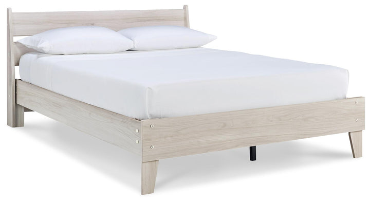 Socalle Queen Panel Platform Bed with Dresser and Nightstand - Light Natural (7)