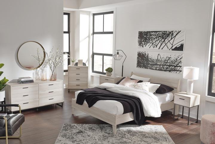 Socalle Queen Panel Platform Bed - Natural (8)