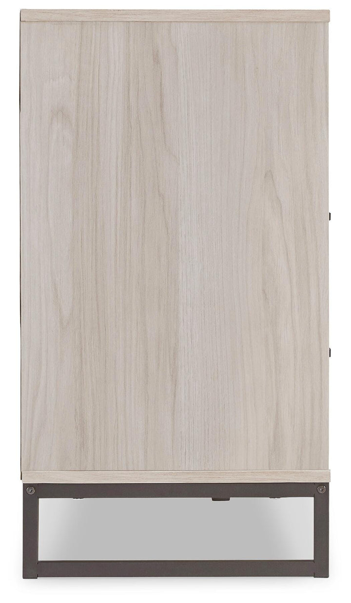 Socalle Queen Panel Platform Bed with Dresser and Nightstand - Light Natural (5)
