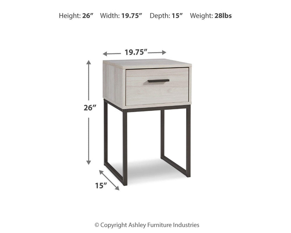 Socalle Nightstand - Beige (6)