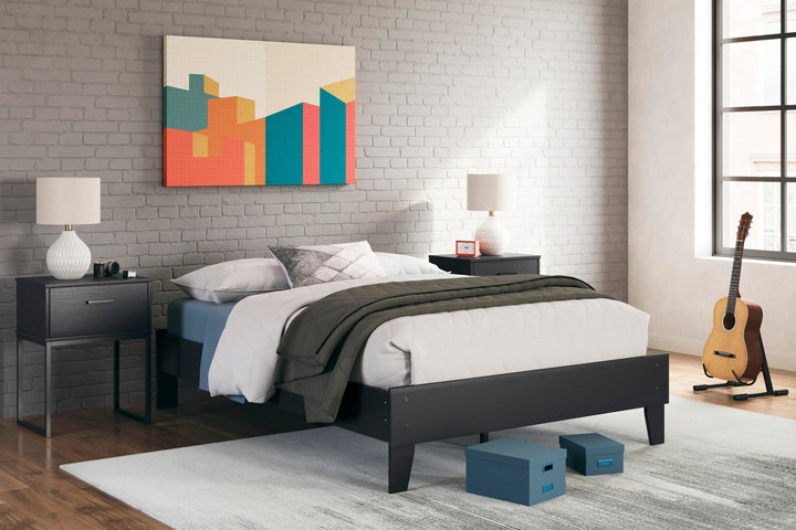 Socalle Full Platform Bed - Black (2)