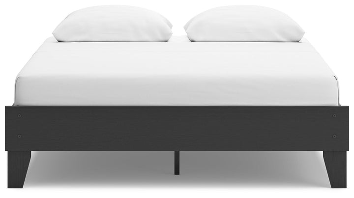 Socalle Queen Platform Bed - Black (5)