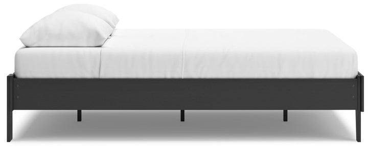 Socalle Queen Platform Bed - Black (8)