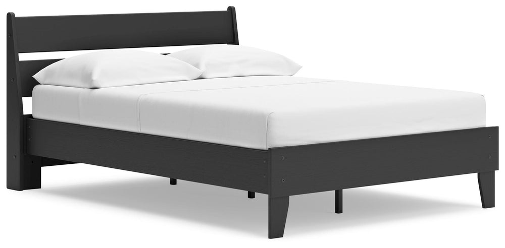 Socalle Full Panel Platform Bed - Black (1)