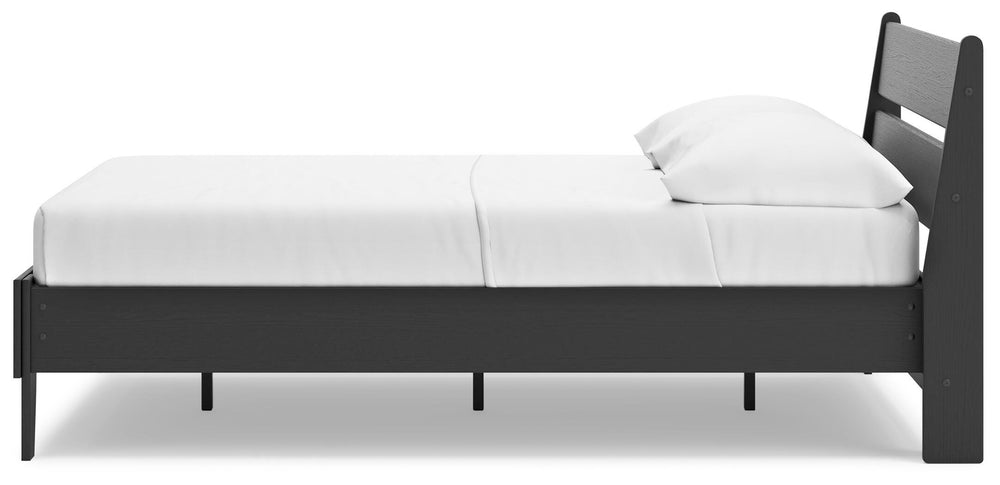 Socalle Full Panel Platform Bed - Black (8)