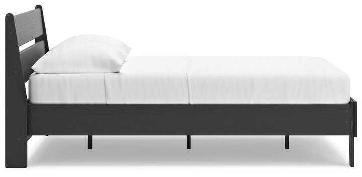 Socalle Full Panel Platform Bed - Black (9)