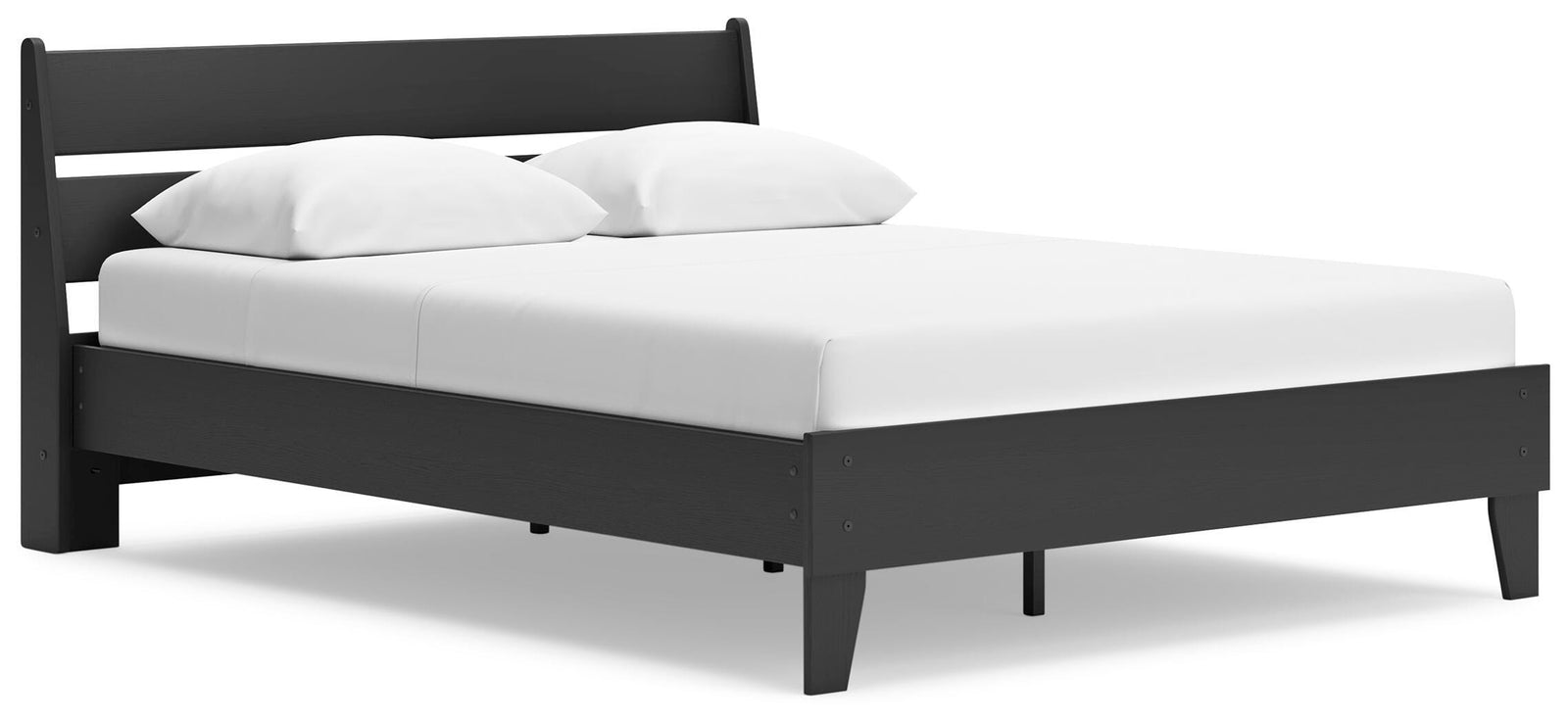 Socalle Queen Panel Platform Bed - Black (1)