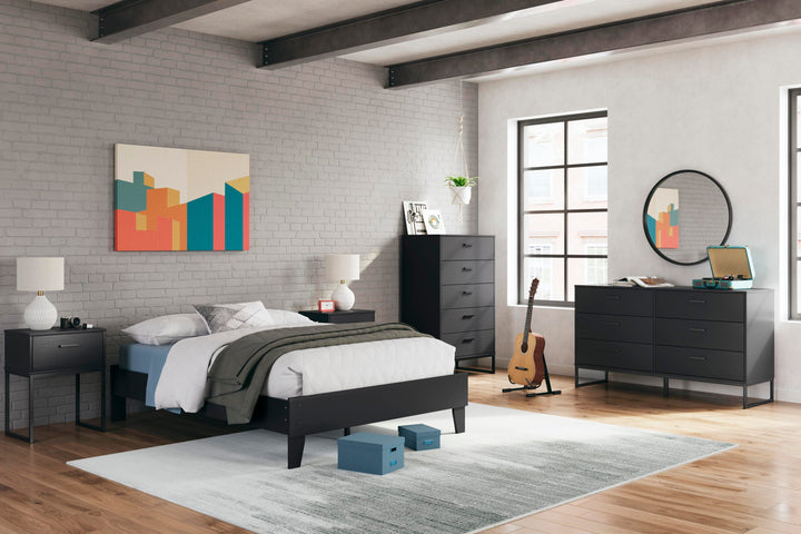 Socalle Full Platform Bed - Black (9)