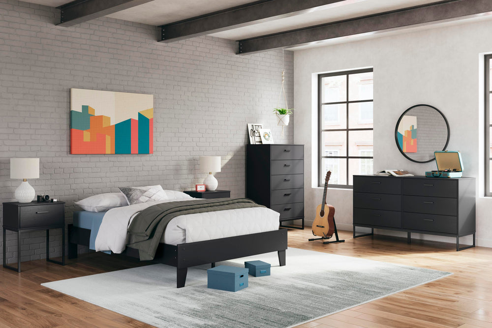 Socalle Full Platform Bed - Black (9)