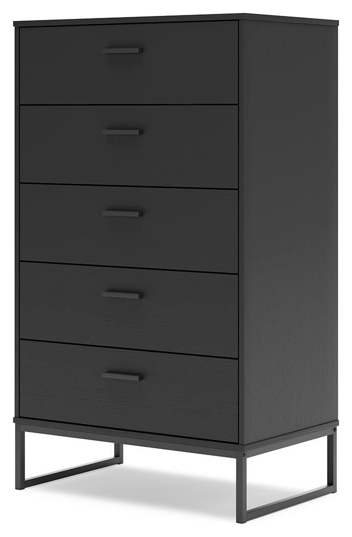 Socalle Chest of Drawers - Black (3)