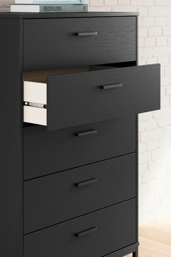 Socalle Chest of Drawers - Black (5)