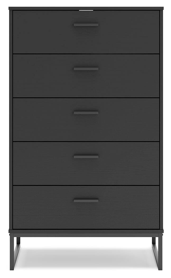 Socalle Chest of Drawers - Black (6)